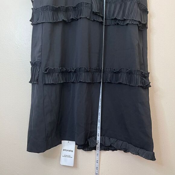 NEW! Storets| Ruffled| Maxi| V neck| Small| Has stretch| Thick Quality Cotton - Picture 4 of 13